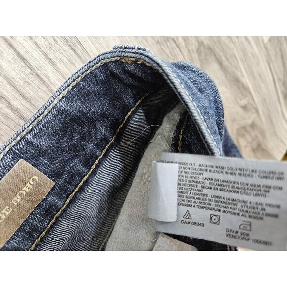 Nine West Vintage America Jeans Womens 4 Mid Rise Straight Stretch BOHO - Picture 6 of 11